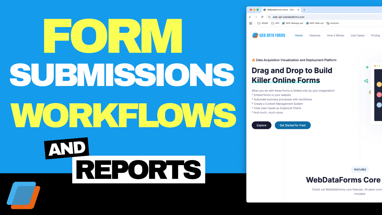 Form Submissions Workflows and Reports