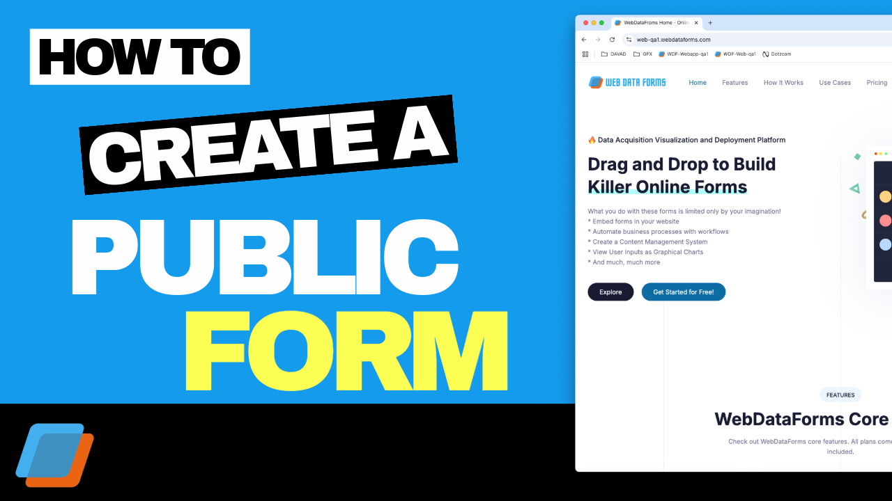 How To Create a Public Form