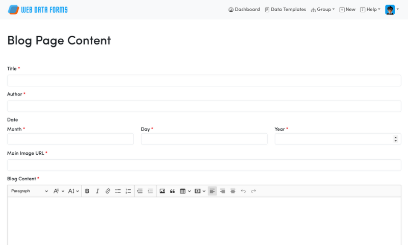 Use Case - Create a Content Management System (CMS)