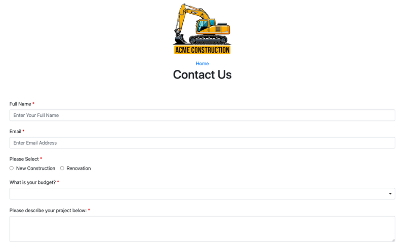 Use Case - Create a Public Form with Workflow Automation and Reporting